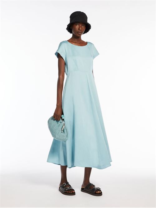 Viscose and linen satin dress MAXMARA WEEKEND | 2415221242600003